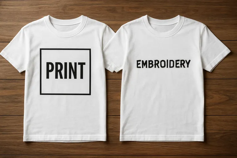 Bedrukken versus borduren: wat past bij jouw project?